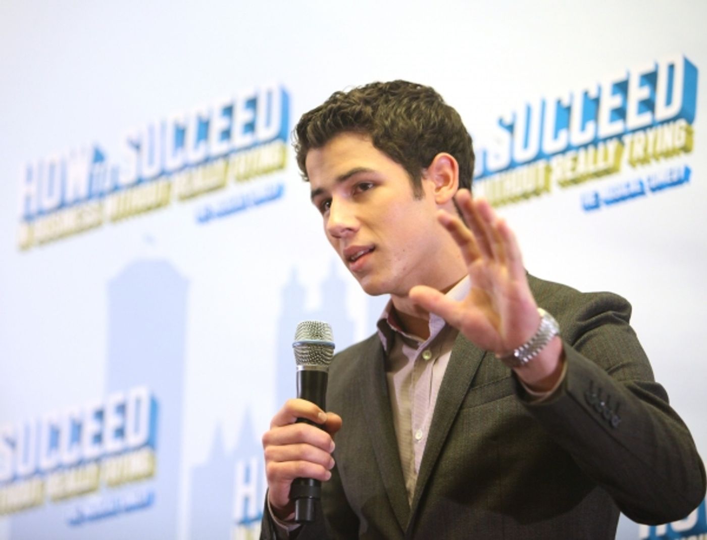 Photo Coverage: Nick Jonas Makes HOW TO SUCCEED Announcement!  Image