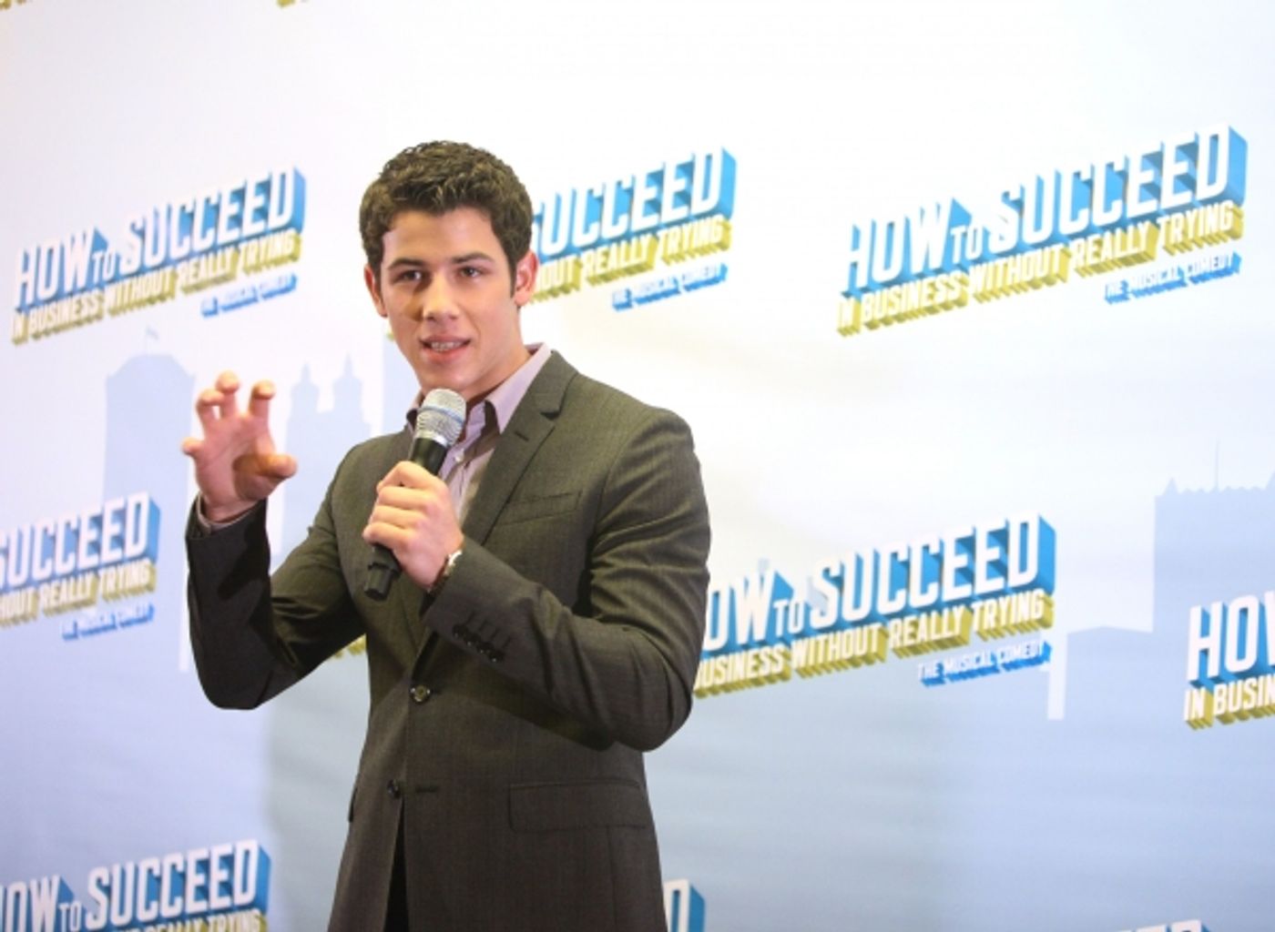 Photo Coverage: Nick Jonas Makes HOW TO SUCCEED Announcement!  Image