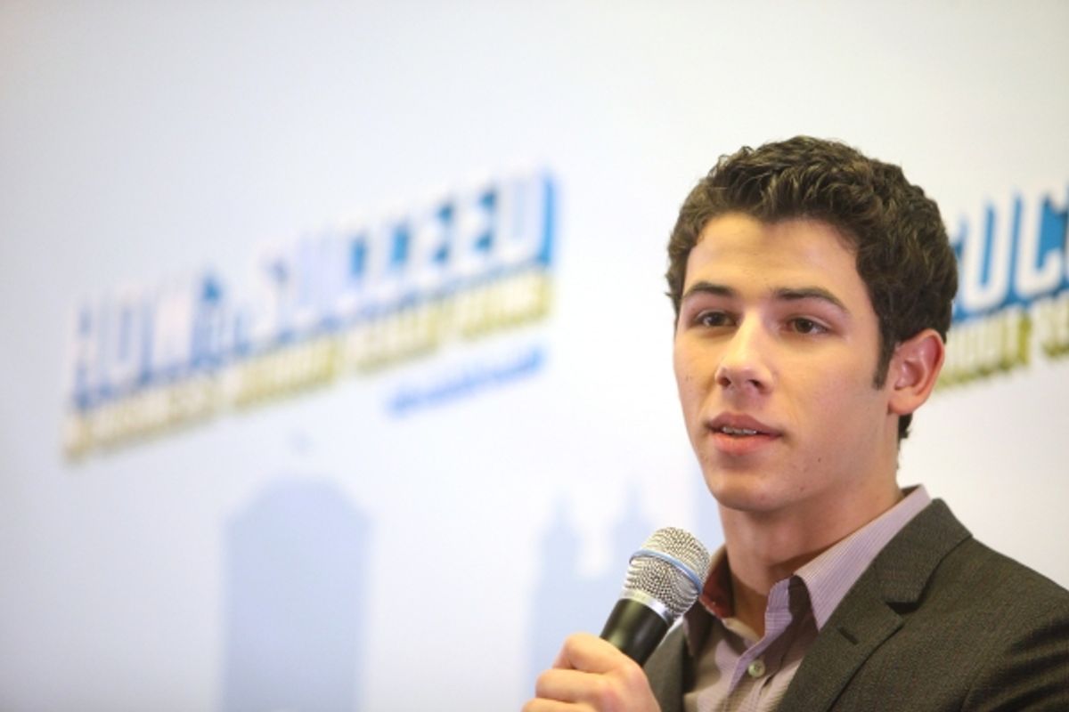 Nick Jonas announces he will star in the Broadway Musical 'How To Succeed in Business without Really Trying' starting January 24, 2012 at the Al Hirschfeld Theatre in New York City. at 