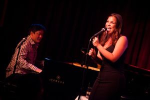 Marco Paguia and Lindsay Mendez Photo