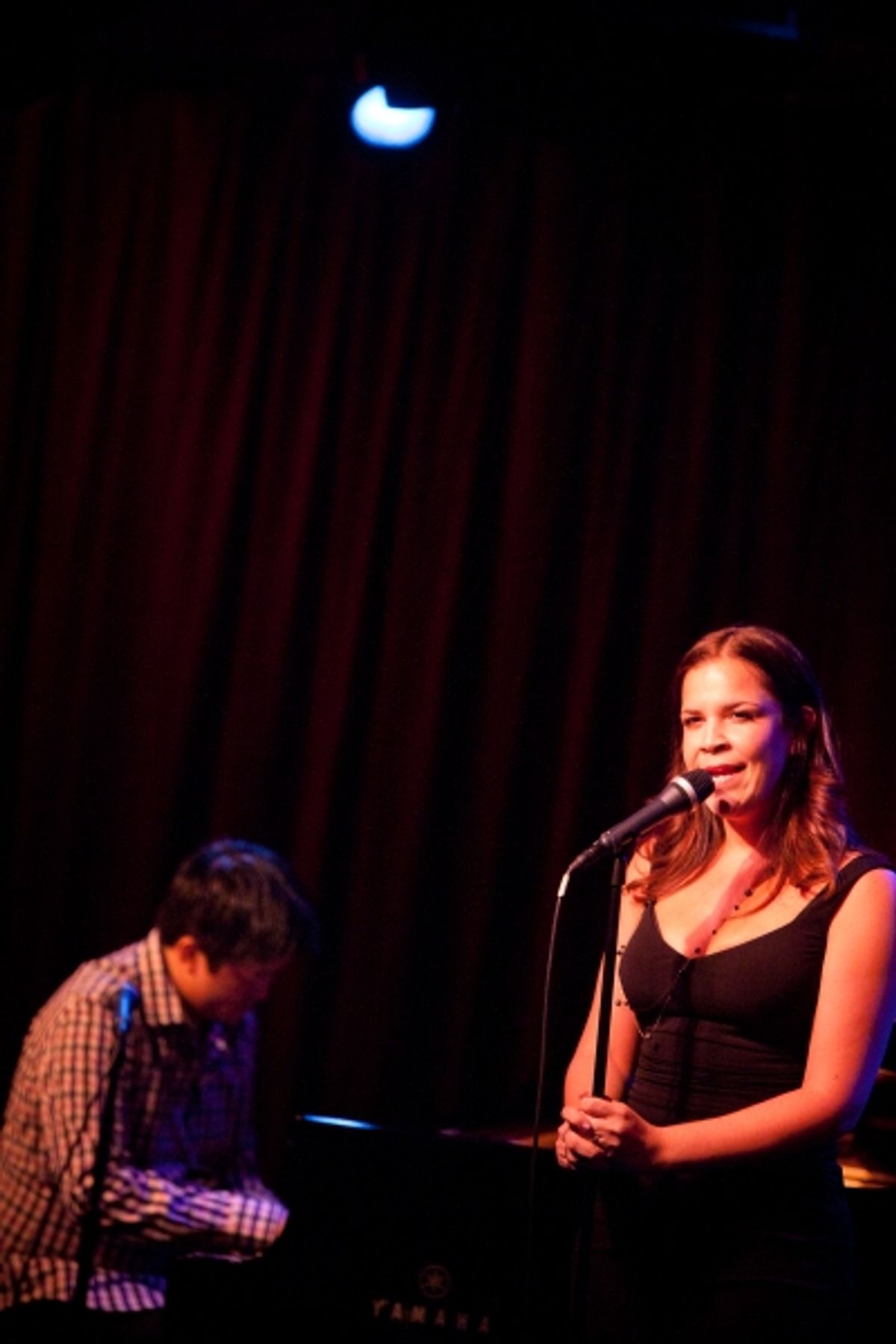 Marco Paguia and Lindsay Mendez at 