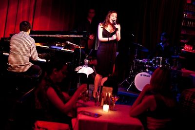 Marco Paguia and Lindsay Mendez Photo