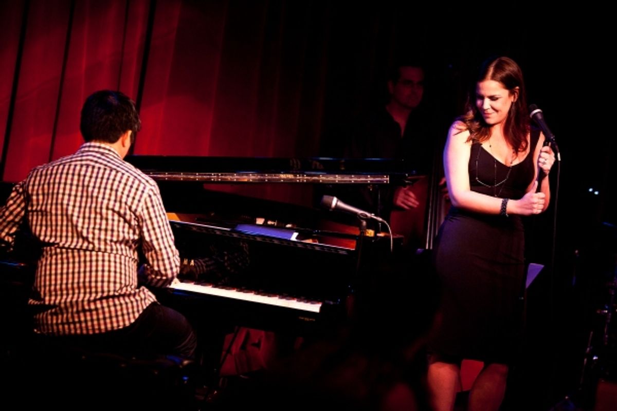 Marco Paguia and Lindsay Mendez at 