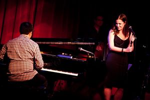 Marco Paguia and Lindsay Mendez Photo
