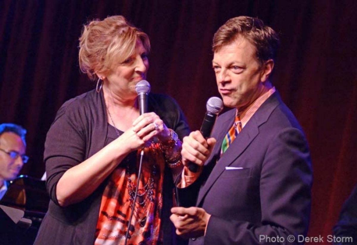 Lisa Lampanelli, Jim Caruso at 