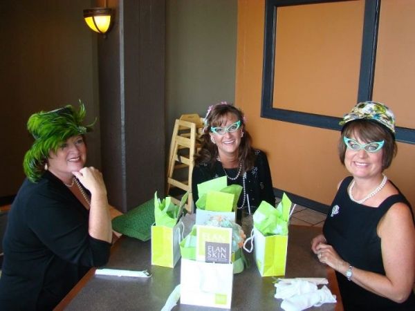 Brenda Frye, Tracey Barnes Hughes and Lisa Garner Harrison, who claimed the best dres Photo