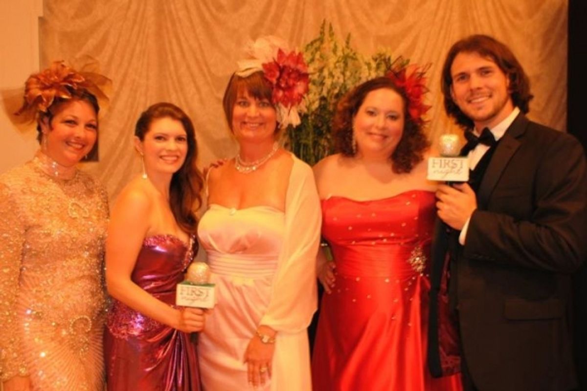 The Orange Carpet Team: Cary Street, Jennifer Richmond, Lisa Garner Harrison and Trey Palmer at 