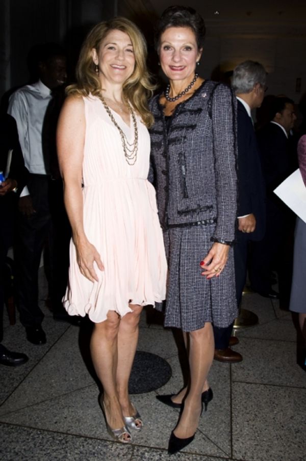 Victoria Clark and Chief Judge Preska Photo