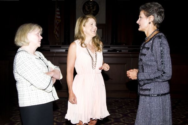 Judge Barbara S. Jones, Victoria Clark and Chief Judge Preska Photo