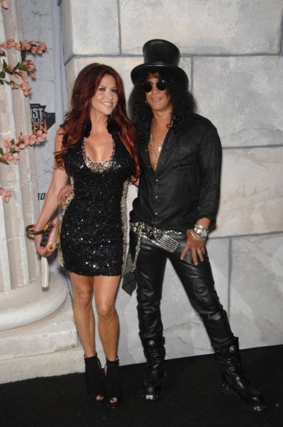 Perla Hudson and Slash  Photo