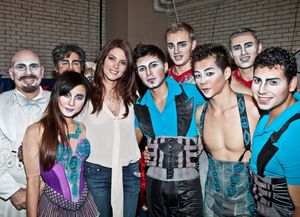 Ashley Greene and Zarkana Cast Members Photo