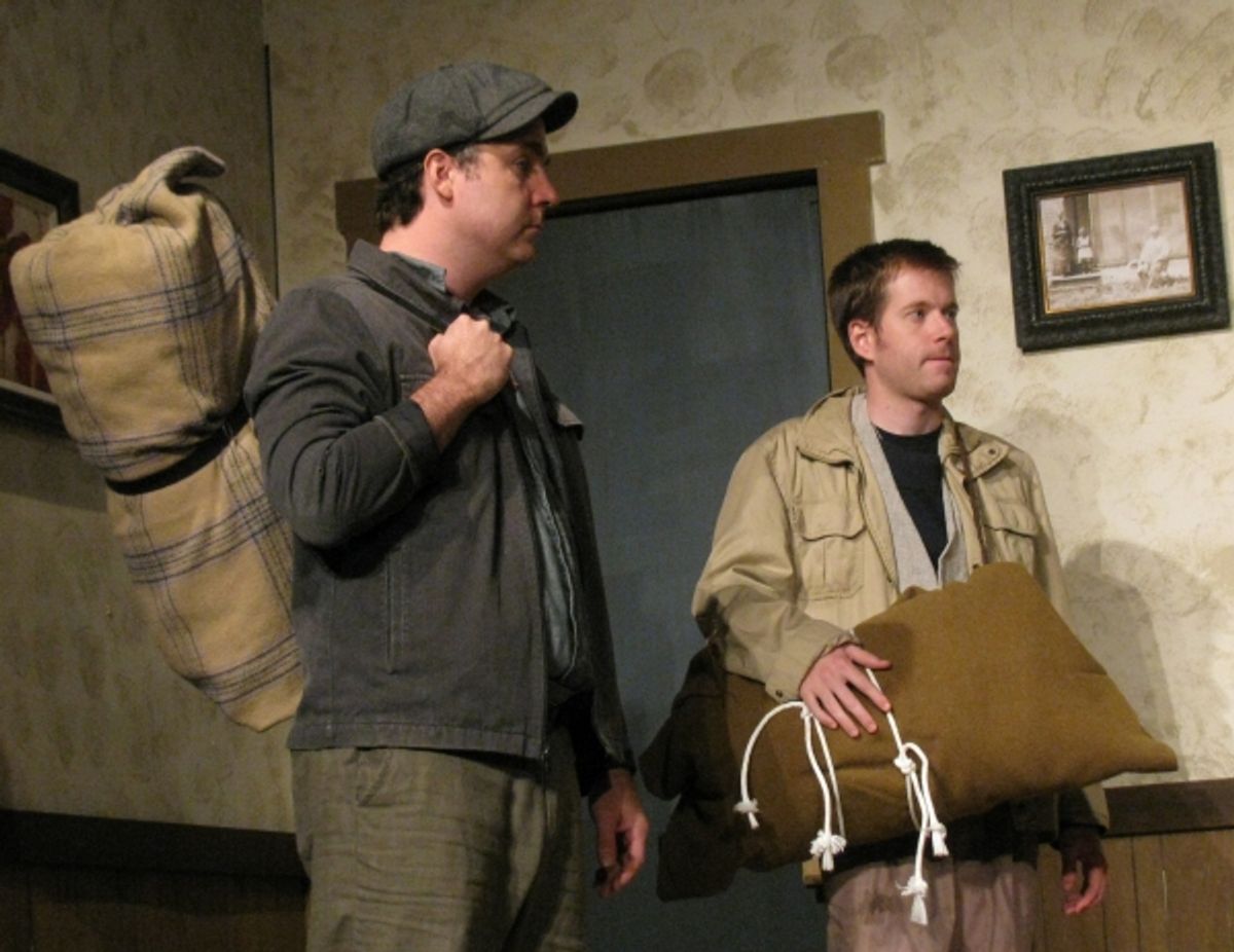 Brian Jason Kelly, left and Patrick Albanesius, right at 