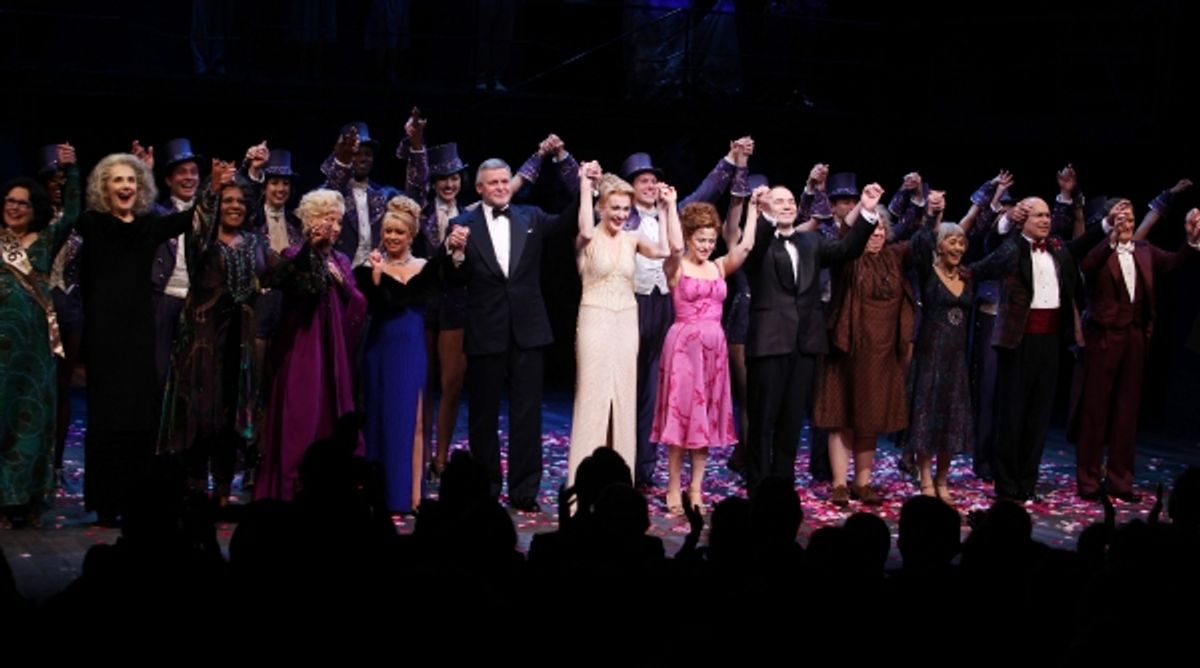 Mary Beth Peil, Terri White, Rosalind Elias, Elaine Paige, Ron Raines, Jan Maxwell, Bernadette Peters, Danny Burstein, Jayne Houdyshell, Susan Watson, Don Correia & Michael Hayes
 at 