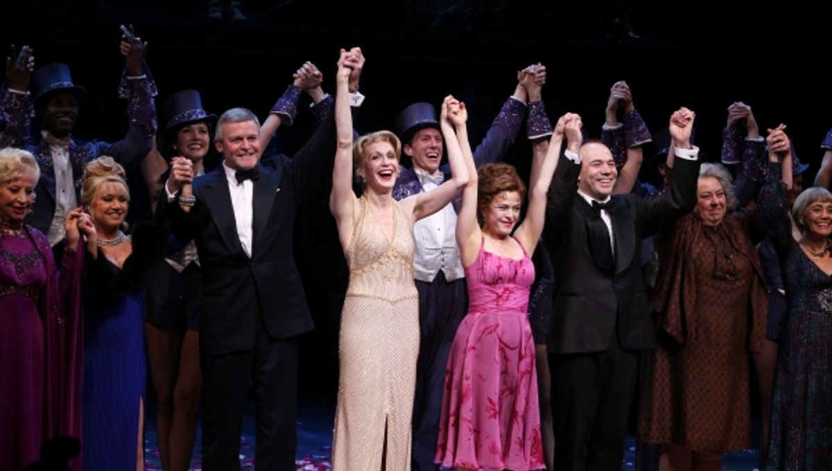 Rosalind Elias, Elaine Paige, Ron Raines, Jan Maxwell, Bernadette Peters, Danny Burstein, Jayne Houdyshell & Susan Watson at 