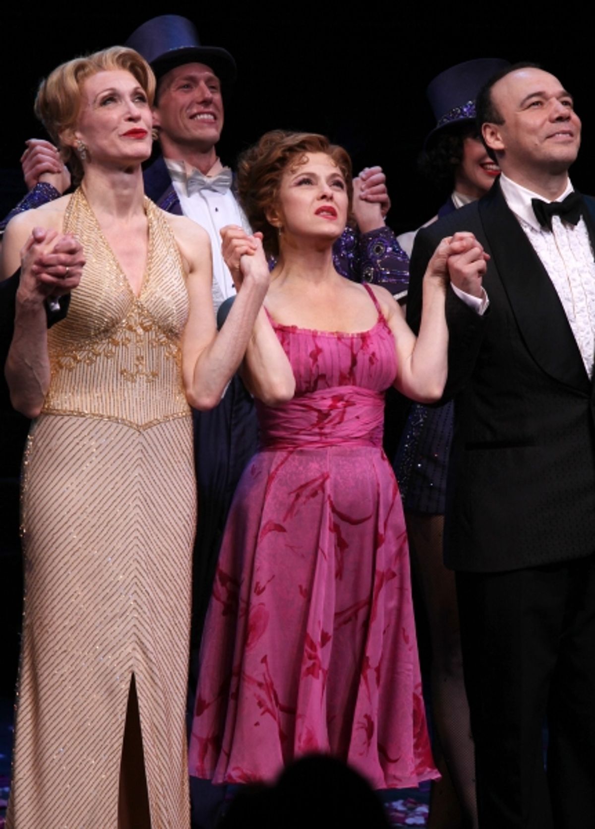 Jan Maxwell, Bernadette Peters & Danny Burstein  at 