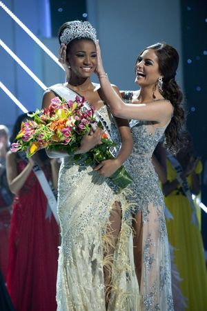 Miss Angola 2011, Leila Lopes is crowned the winner of the 2011 MISS UNIVERSEÃ'â¿ Photo