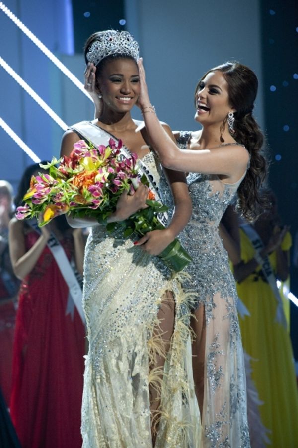Miss Angola 2011, Leila Lopes is crowned the winner of the 2011 MISS UNIVERSEÃƒâ Photo