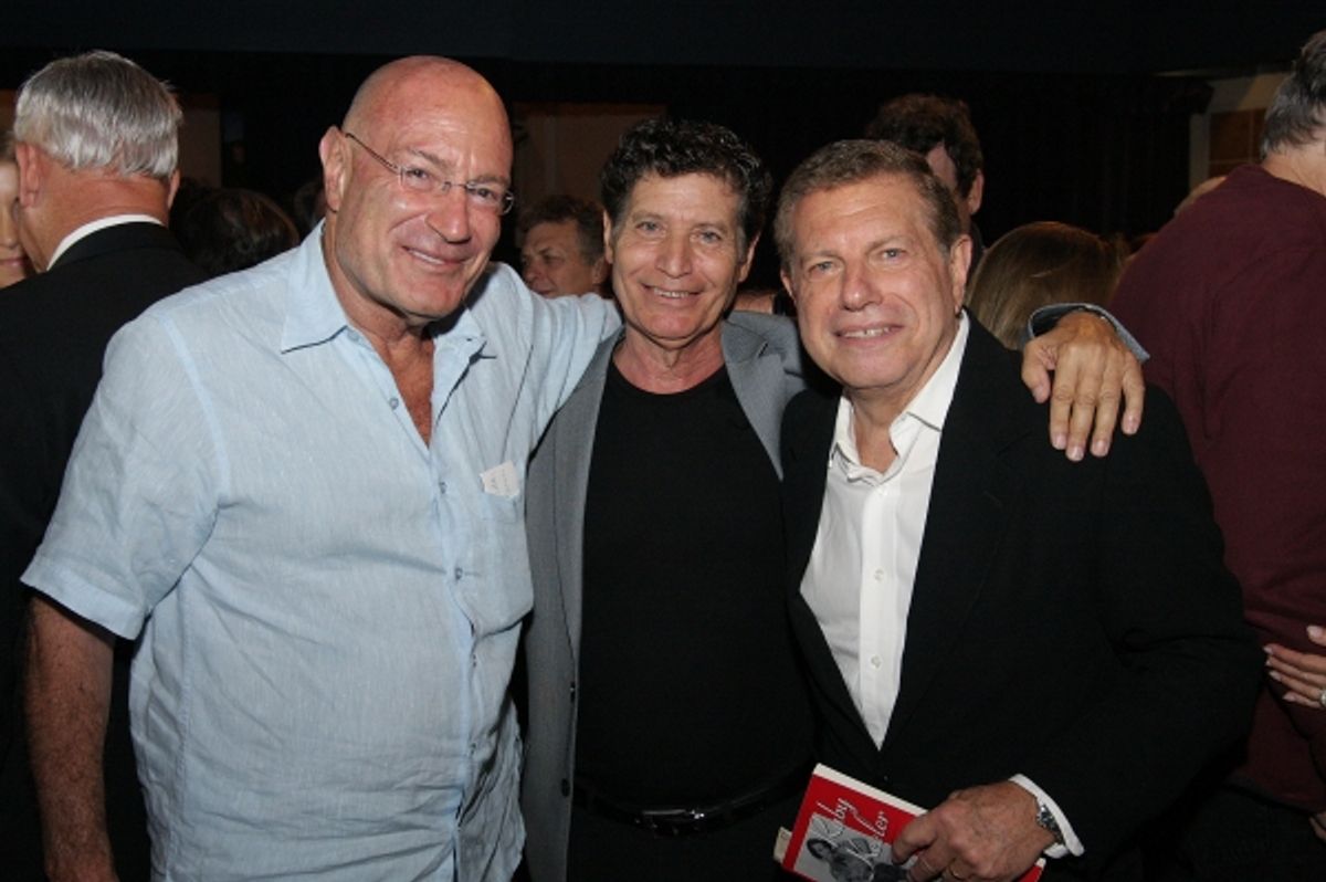 Arnon Milchan, Dan Israely and Mike Burstyn at 