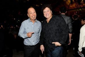 Dot Marie Jones, Howie Mandel Photo