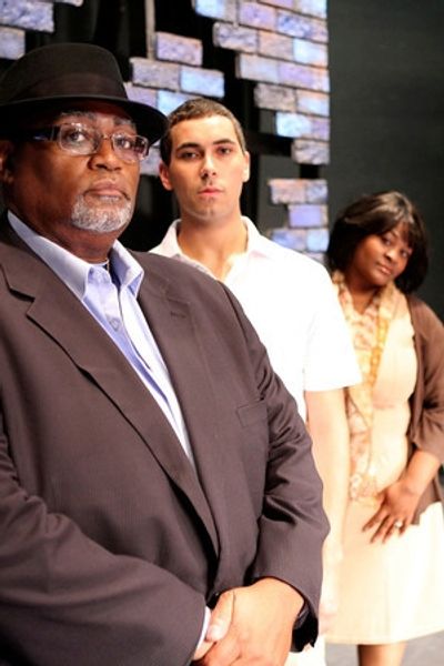 Charles Glenn as the Narrator, Keith Parker as the Youth, and Talichia Noah as the Mo Photo