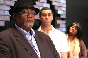 Charles Glenn as the Narrator, Keith Parker as the Youth, and Talichia Noah as the Mo Photo