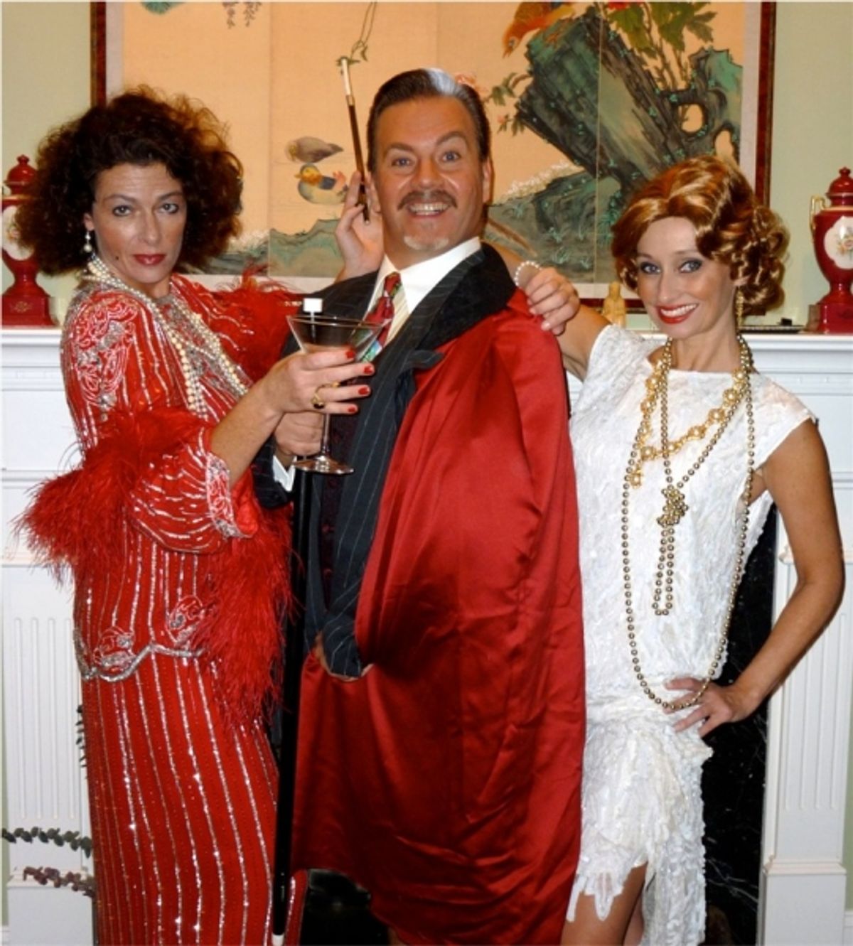 Kathleen Hart (The Drowsy Chaperone) Lorenzo Cambriello (Rodolfo) and Christine Gavin (Janet) at 