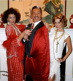 Kathleen Hart (The Drowsy Chaperone) Lorenzo Cambriello (Rodolfo) and Christine Gavin Photo