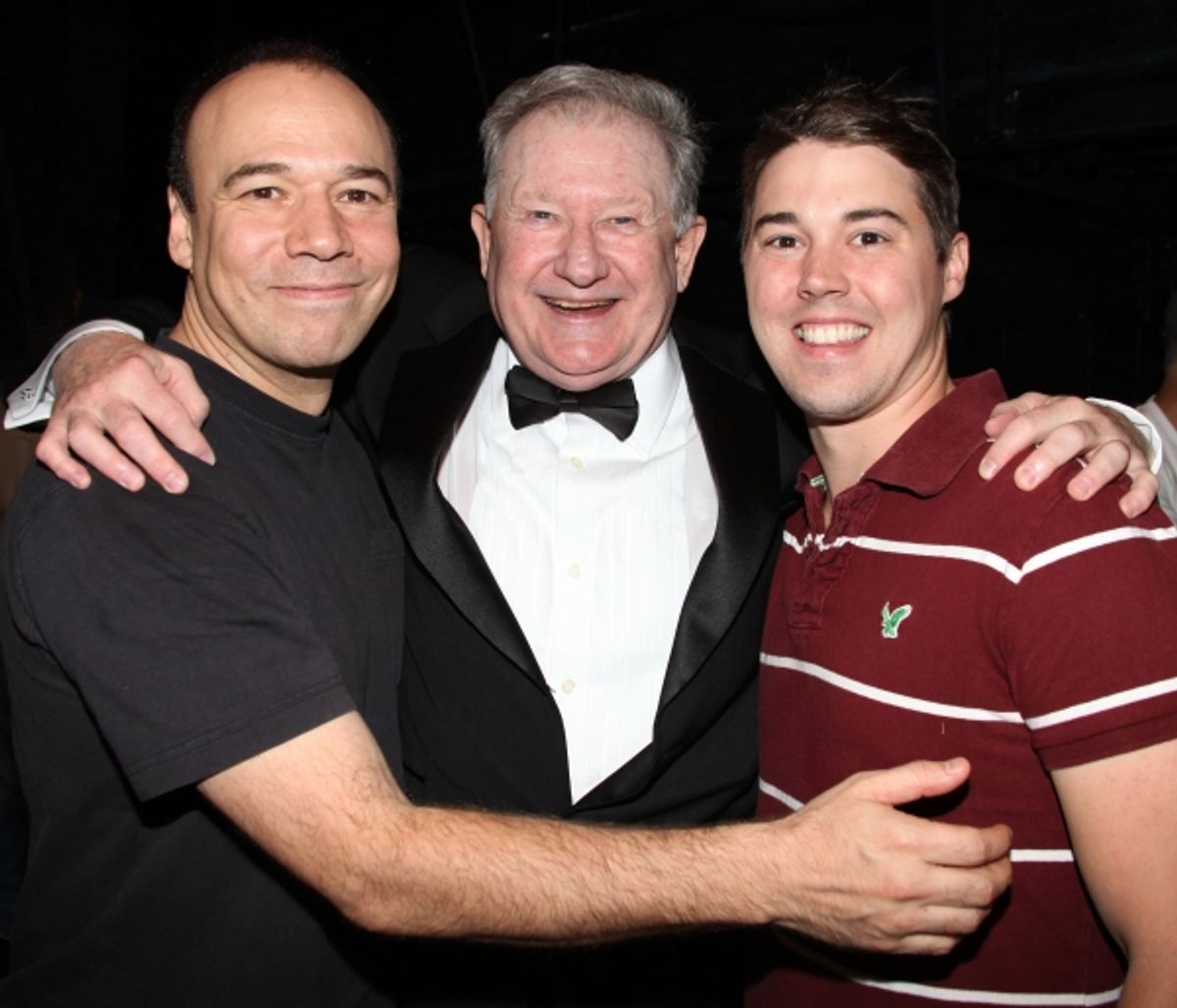 Danny Burstein, Harvey Evans & Christian Delcroix  at 