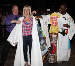 David Westphal, Gypsy Robe Recipient Arbender Robinson ('Hair') Photo