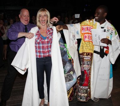 David Westphal, Gypsy Robe Recipient Arbender Robinson ('Hair') Photo