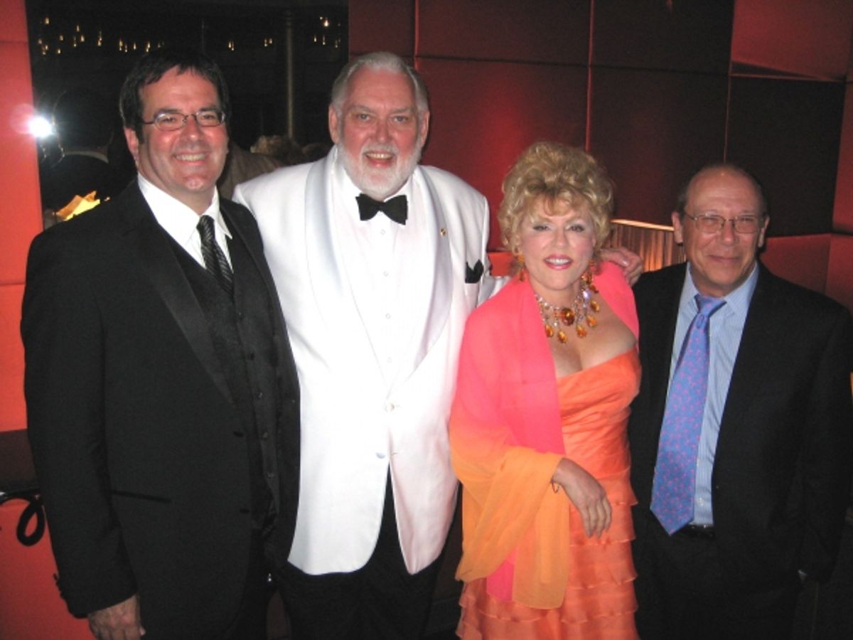 Brian Kellow, Jim Brochu, Rita McKenzie, John Loesser at 