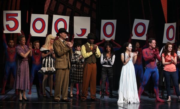 Photo Coverage: SPIDER-MAN Welcomes 500,000th Audience Member — photo 27 of 32
