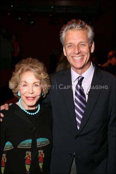 Anne Douglas (L) and CTG Artistic Director Michael Ritchie 
 Photo