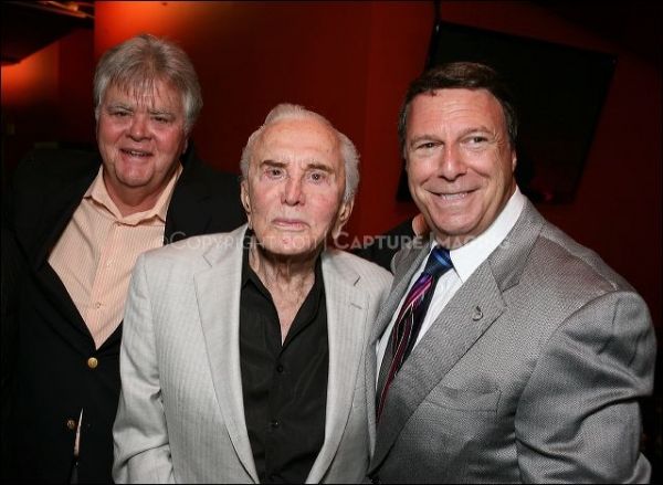 Joel Douglas, actor Kirk Douglas and CTG Board Chariman Martin Massman 
 Photo