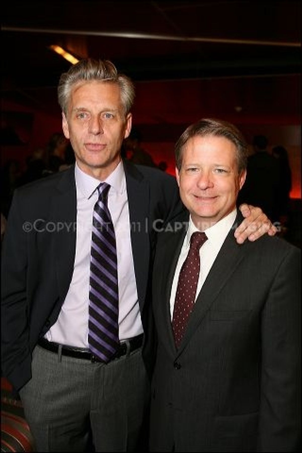
CTG Artistic Director Michael Ritchie (L) and CTG Board President William H. Ahmanson at 