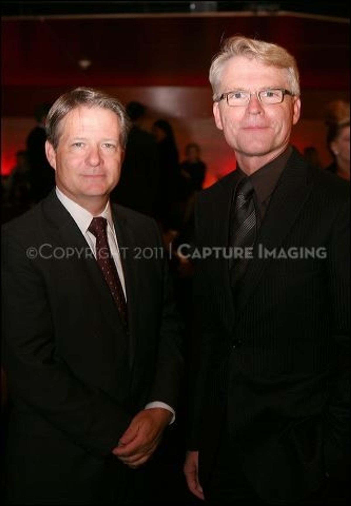 
CTG Artistic Director Michael Ritchie (L) and CTG Board President William H. Ahmanson at 