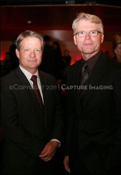 
CTG Artistic Director Michael Ritchie (L) and CTG Board President William H. Ahmans Photo