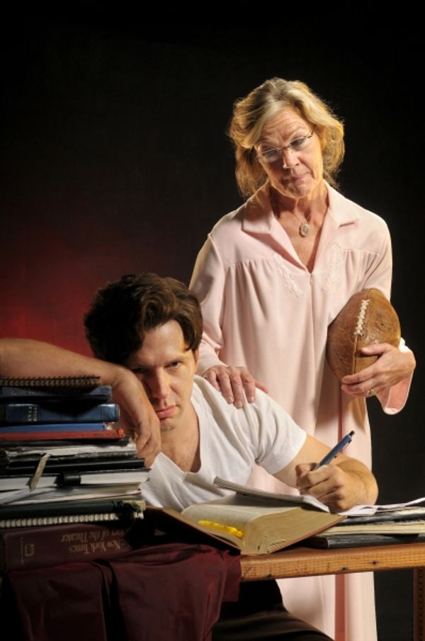 Tyler Pierce (left) and Linda Gehringer Photo