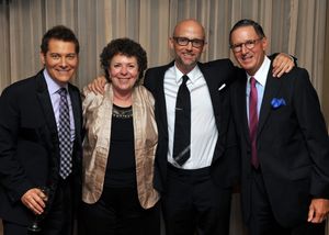 Performers Michael Feinstein and Moby with IMNF Executive Director Dr. Concetta M. To Photo