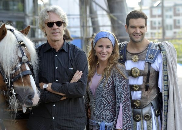 Steward Copeland, actress Janzine Euwe and actor Sebastian Thrun Photo