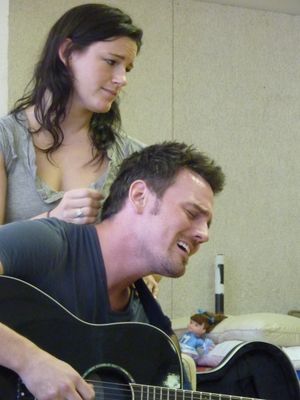 Carrie Manolakos and Brian Gallagher Photo