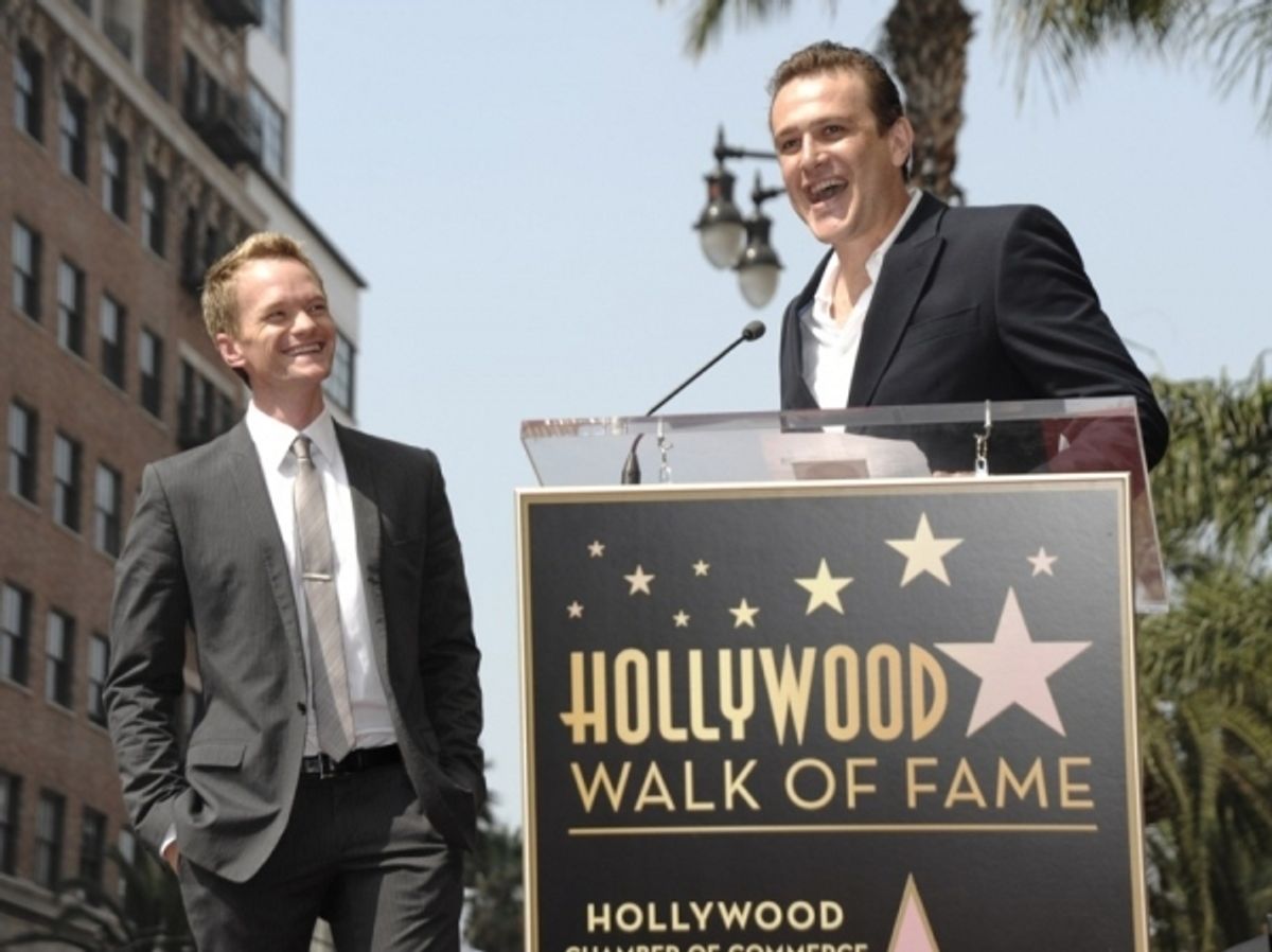 Neil Patrick Harris, Jason Segel. Photo Credit: AP Photo/Twentieth Century Fox Home Entertainment, Dan Steinberg at 