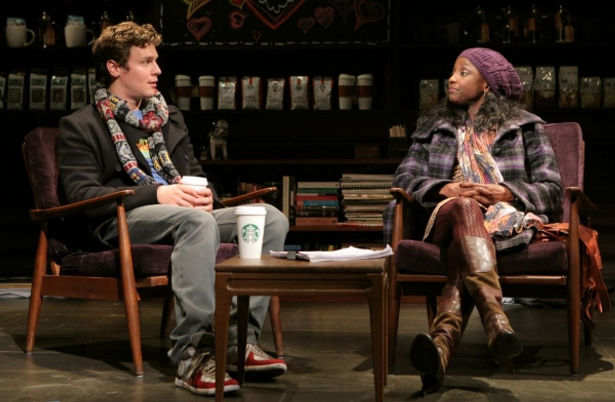 Jonathan Groff and Rutina Wesley at 