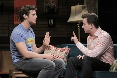 Jonathan Groff and Eddie Kaye Thomas Photo