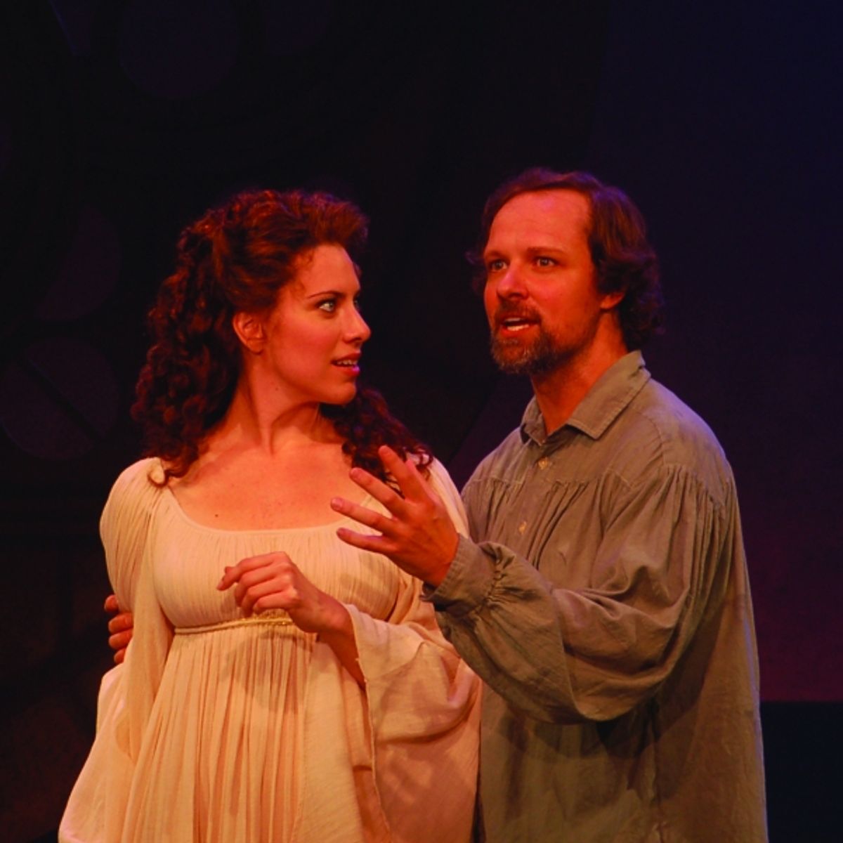 Kim Carson (Guenevere) and Jim Stanek (King Arthur) at 