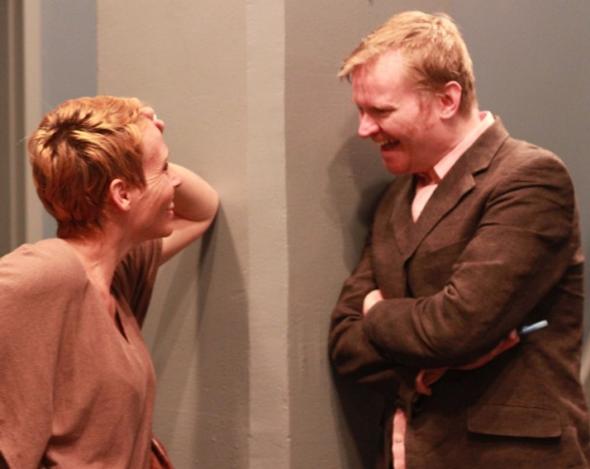 Lucie Tiberghien and Sam Helfrich. at 