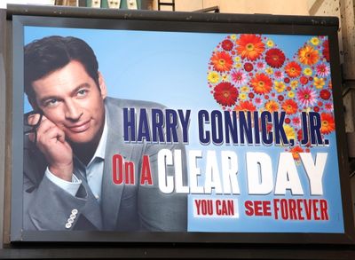 Theatre Marquee unveiling of 'On A Clear Day You Can See Forever' at the St. James Th Photo