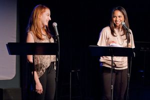 Allison Posner and Monica Raymund @ BroadwayWorld Allison Posner and Monica Raymund Photo