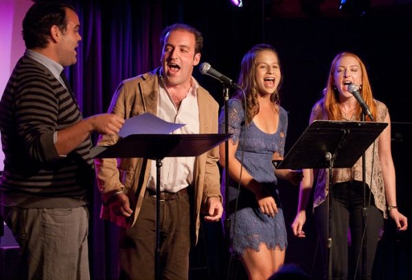 Sam Forman, Greg Hildreth, Shaina Taub and Allison Posner 
 Photo