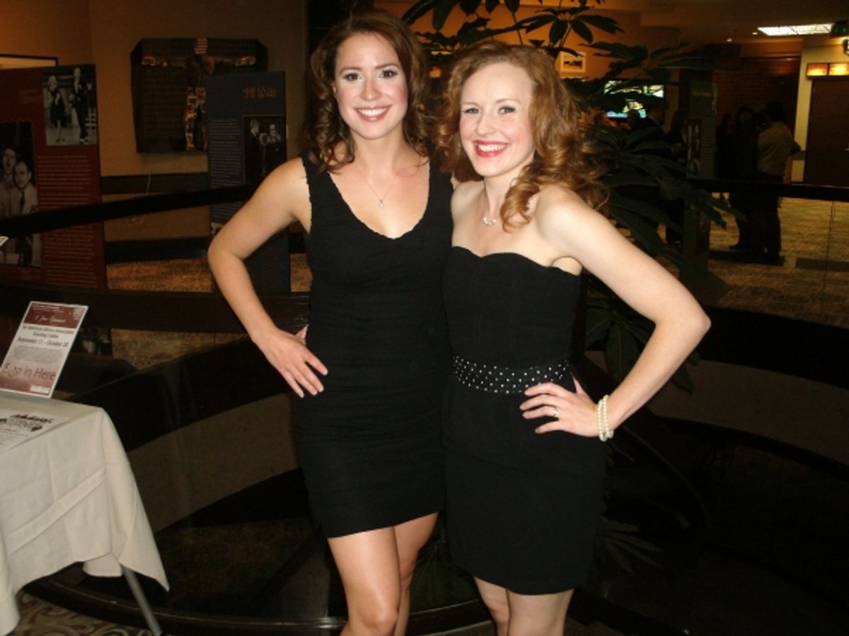 Caroline Kobylarz and Amy Orman at 